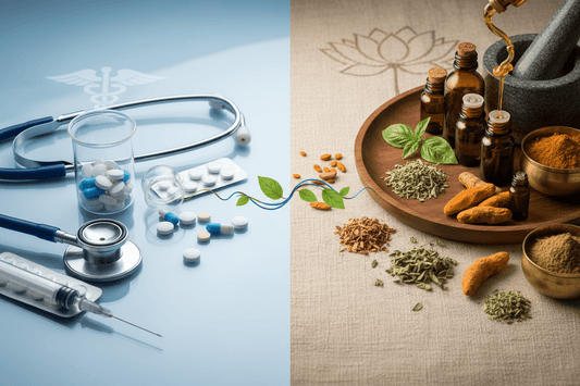 西洋医学とアーユルヴェーダの違いをわかりやすく比較